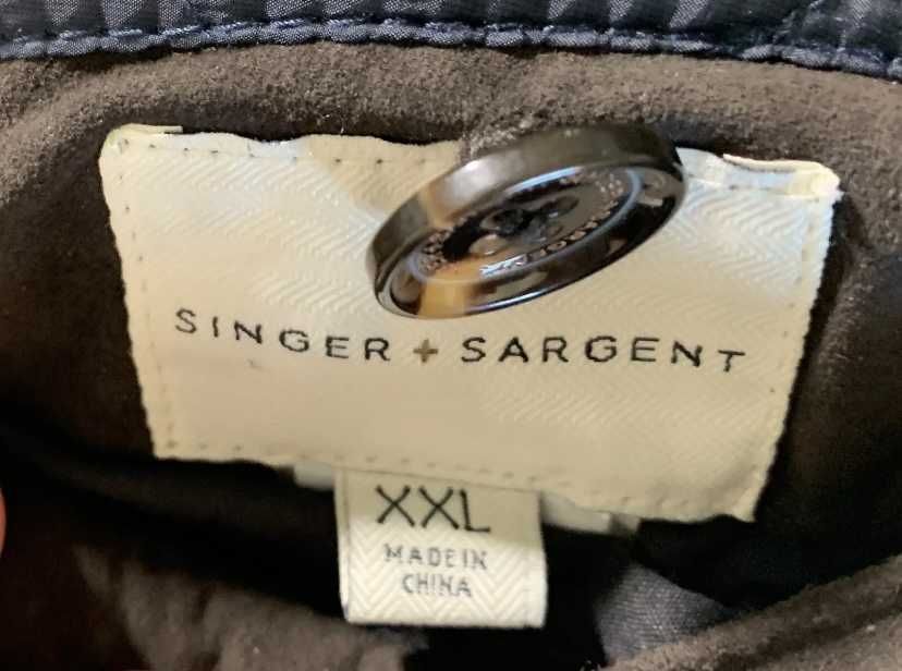 Жилетка двухстороняя Singer & Sargent замшевая XXL