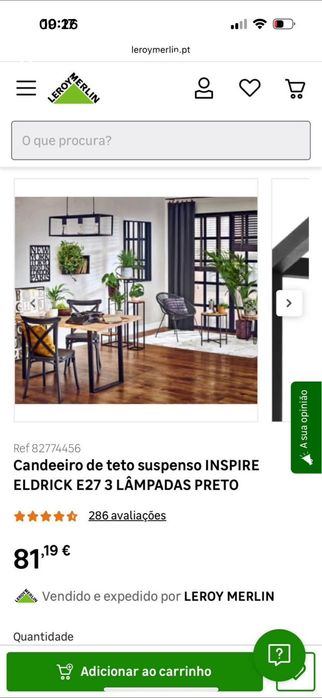 Candeeiro moderno teto preto