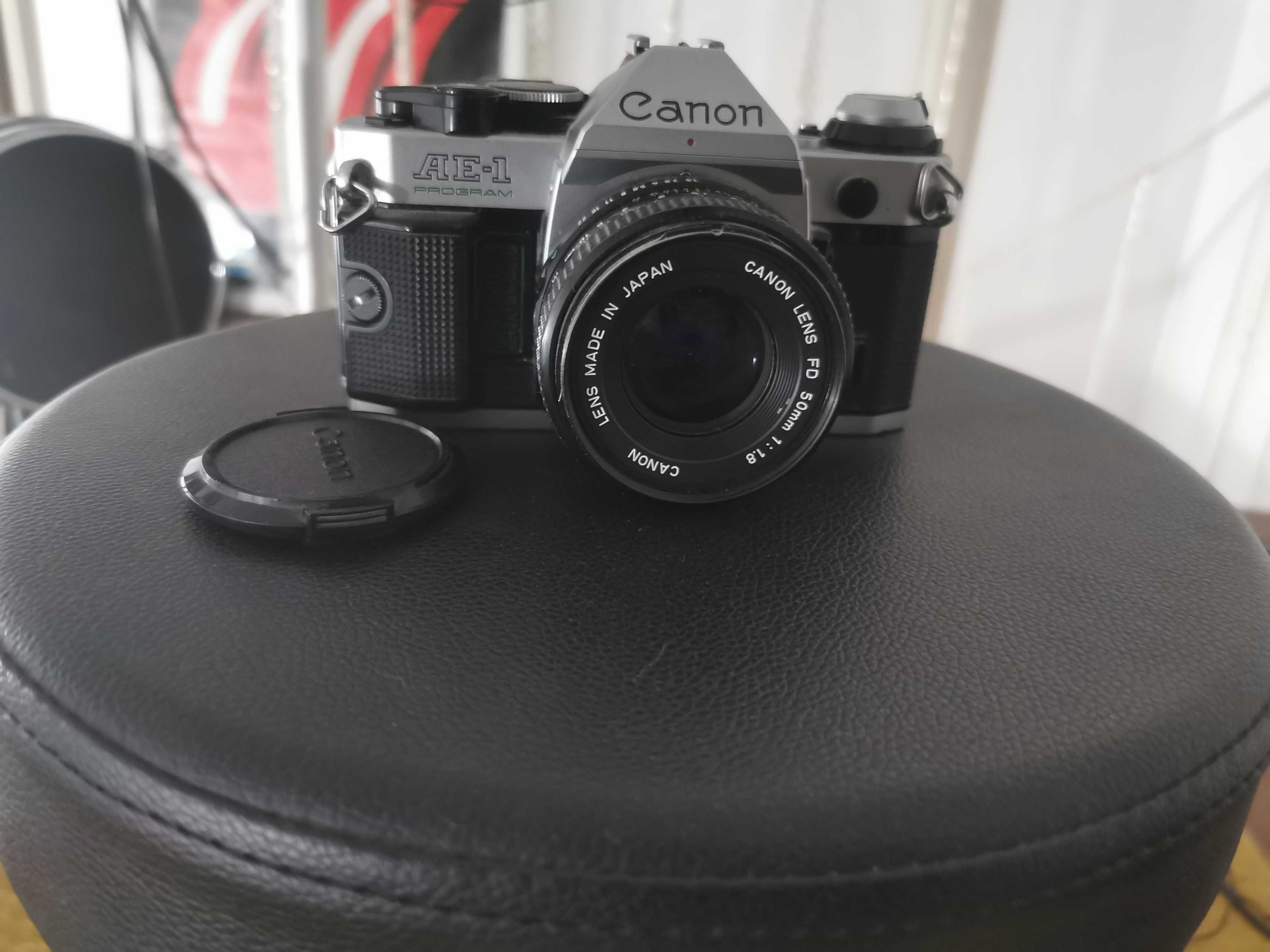 Canon AE-1 Analógica + objetiva 50mm