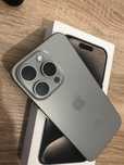 iPhone 15pro Tytan naturalny