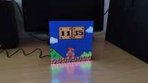 Zegar DIY Gadget Tablica LED 64x64 Wi-Fi motyw Super Mario Bros ESP32