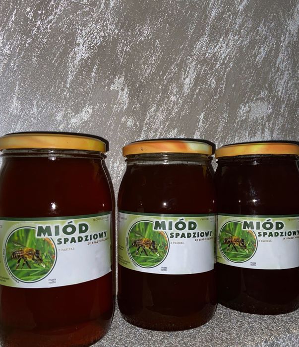 Miód spadziowy z własnej pasieki