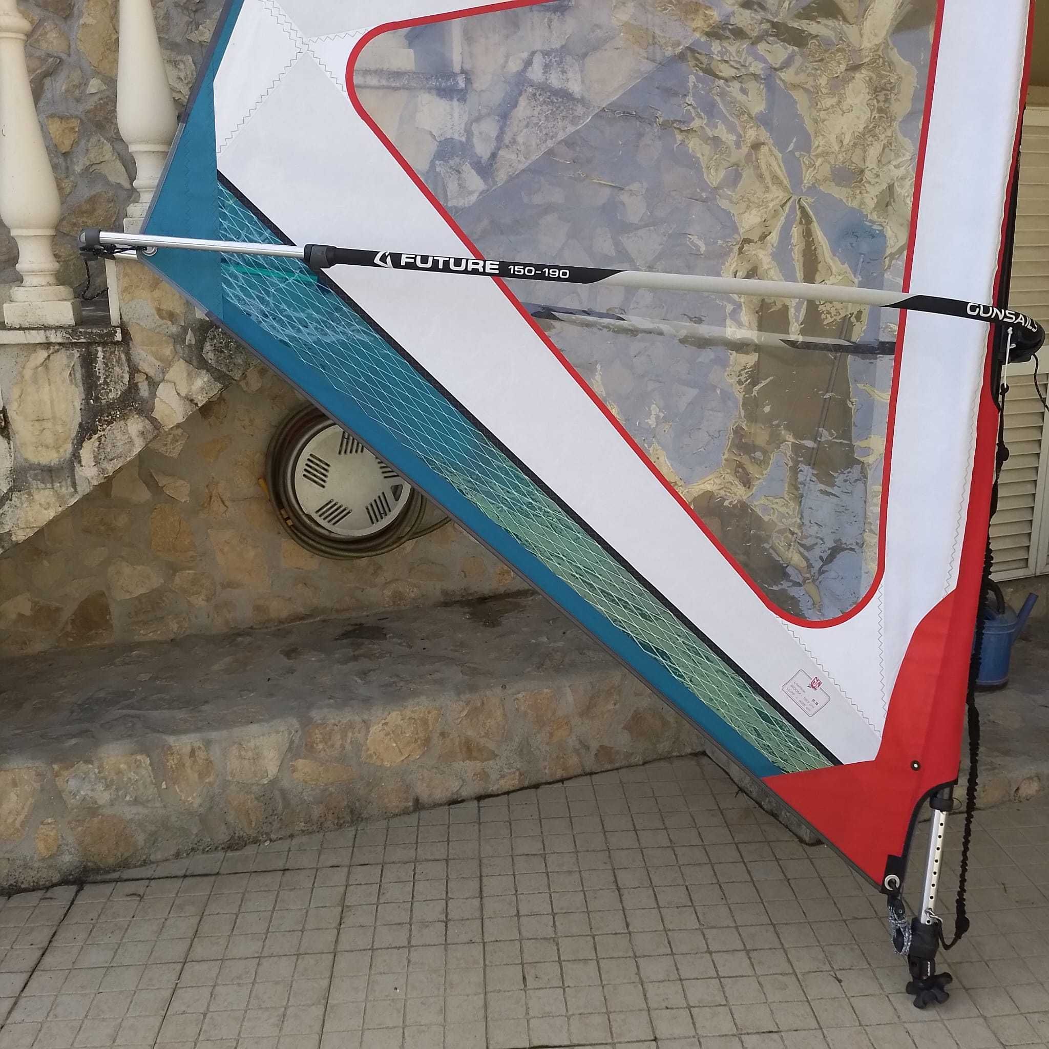 Vela de windsurf 5.5 como nova