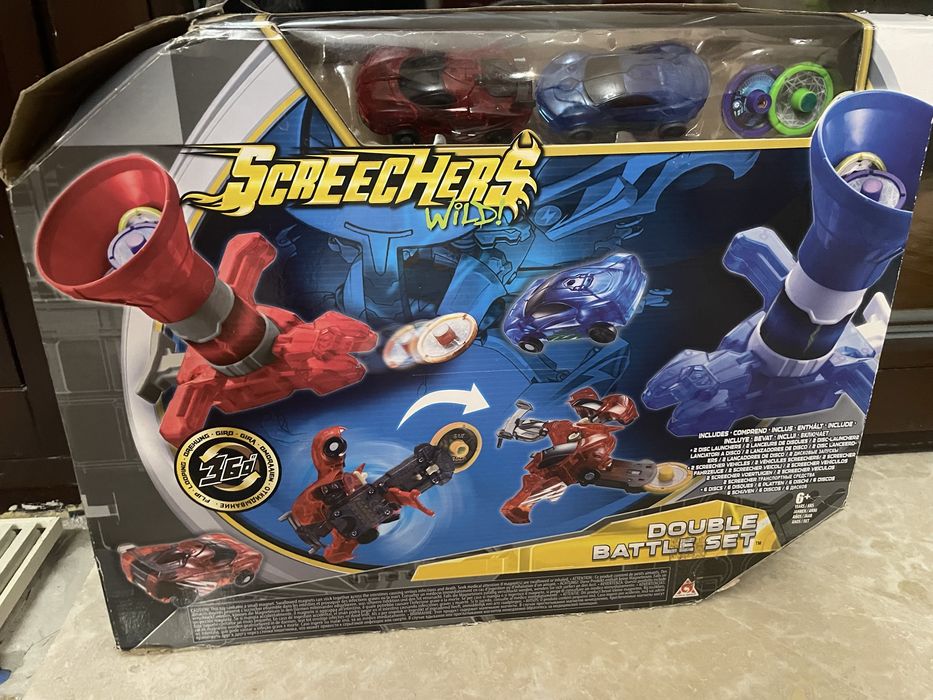 Скрічер Подвійний удар Запускач Screechers double buttle set