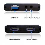 Зовнішня карта захоплення відео Capture Card USB 3.0 VCC04 Black