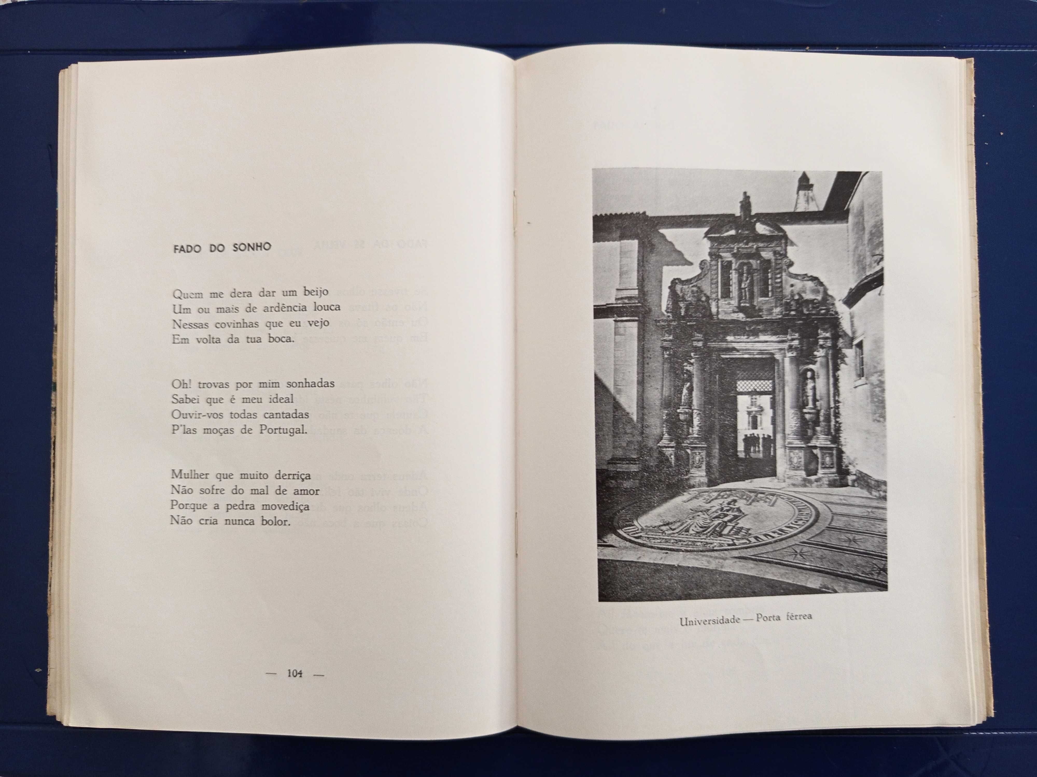 FADOS E CANÇÕES DE COIMBRA compilação de J. Ribeiro de Morais 1982