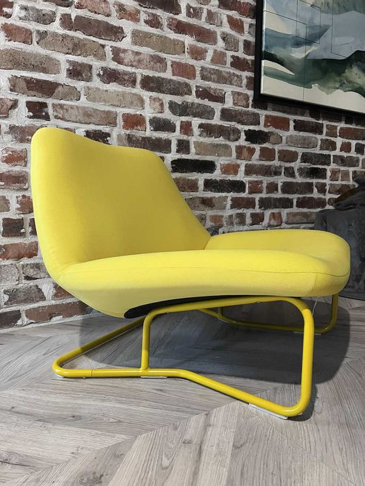 fotel SOTENAS HAKEBO IKEA żółty kolekcja klasyki z l. 60 i 70