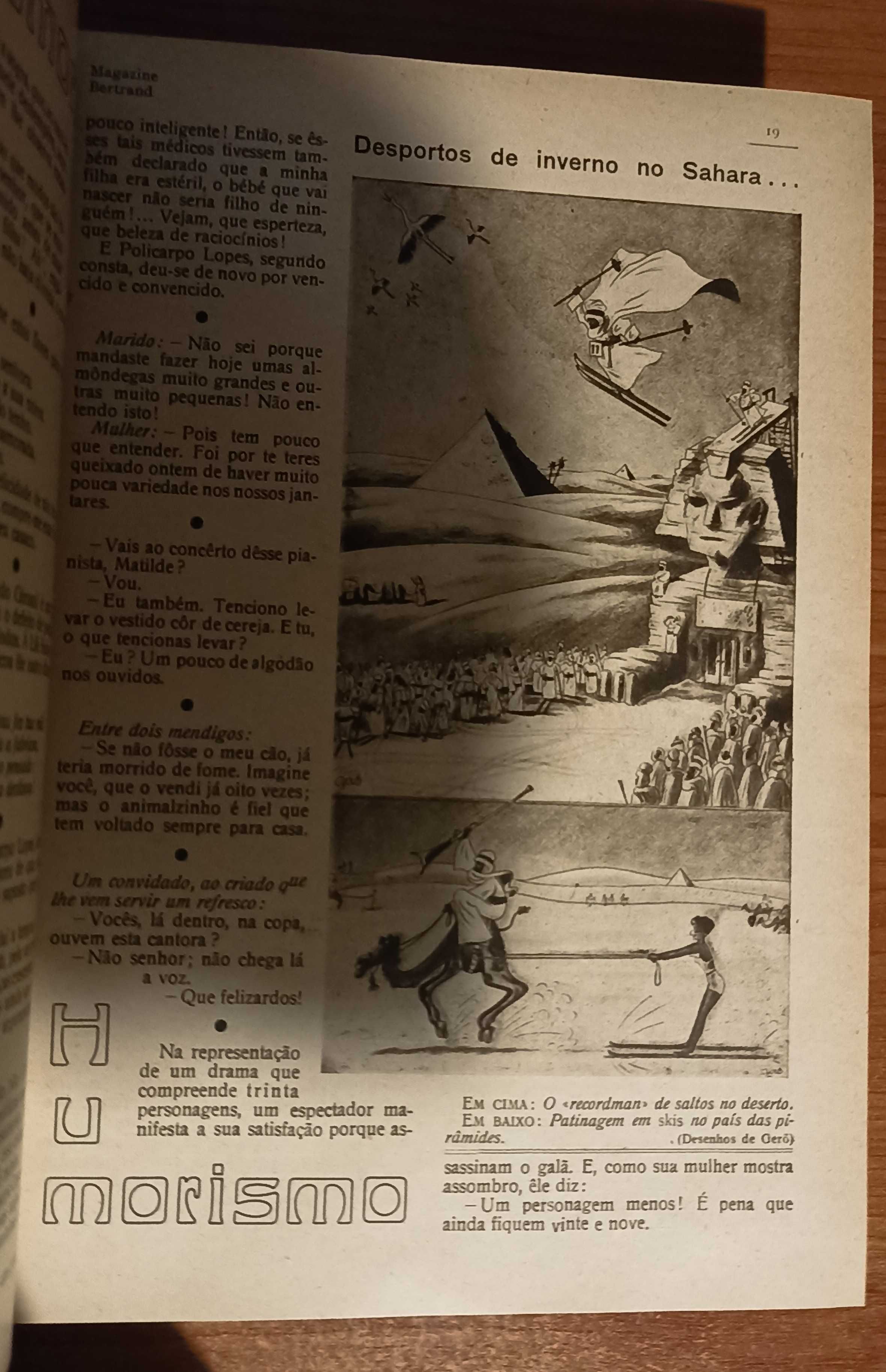 Magazine Bertrand 1º Semestre de 1933 encadernado