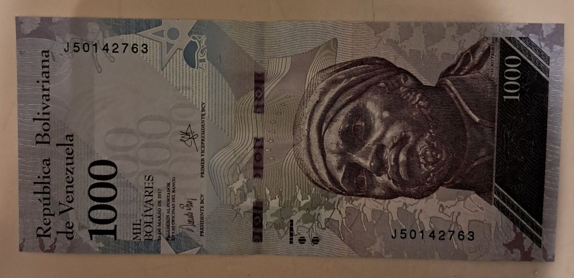 Notas da Venezuela,  não circuladas.