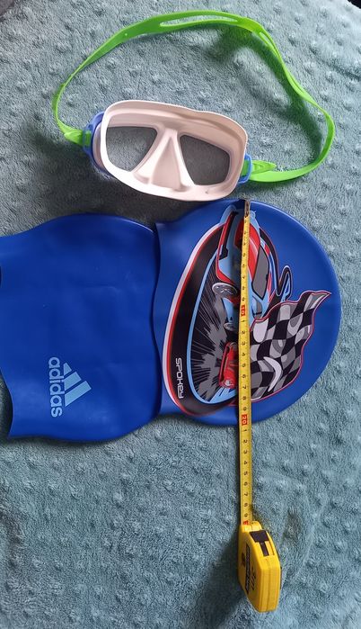 Czapeczki do pływania +okulary NOWE
