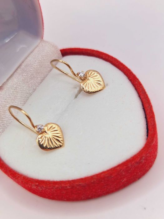 Złote kolczyki próby 585 (14K)