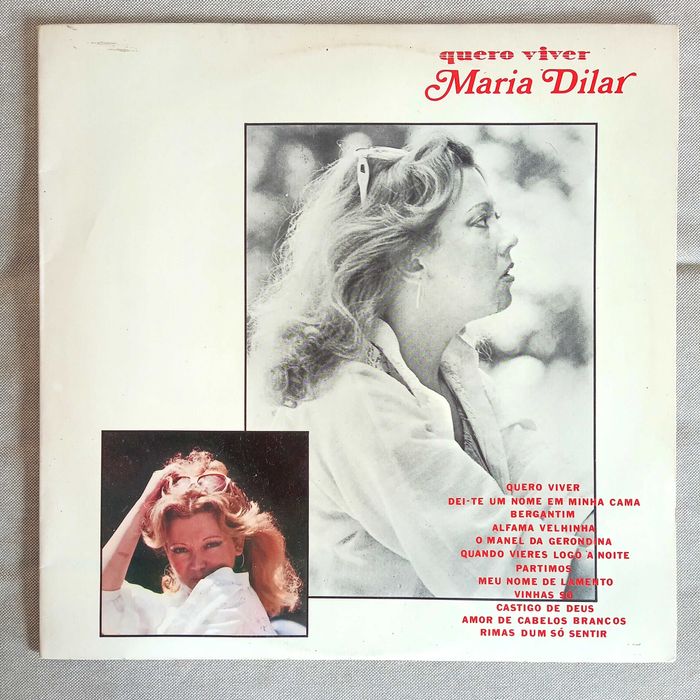 Disco de vinil de Maria Dilar - Quero Viver