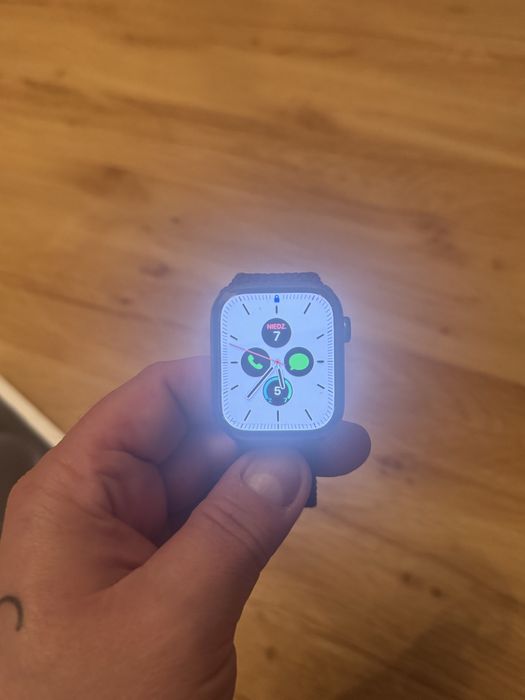Apple watch 7 45mm. Stan bdb. Cellular. Stal szlachetna