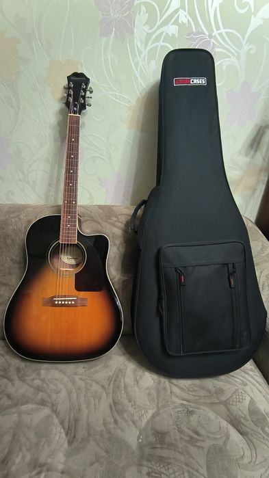 Акустична гітара epiphone aj 220 sce-vs