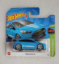 Ford Focus RS blue Hot Wheels