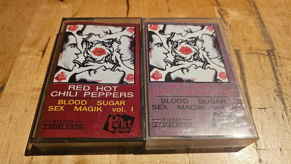 BC 2x Kaseta RED HOT CHILI PEPPERS - Blood Sugar Sex Magik vol.1 vol.2