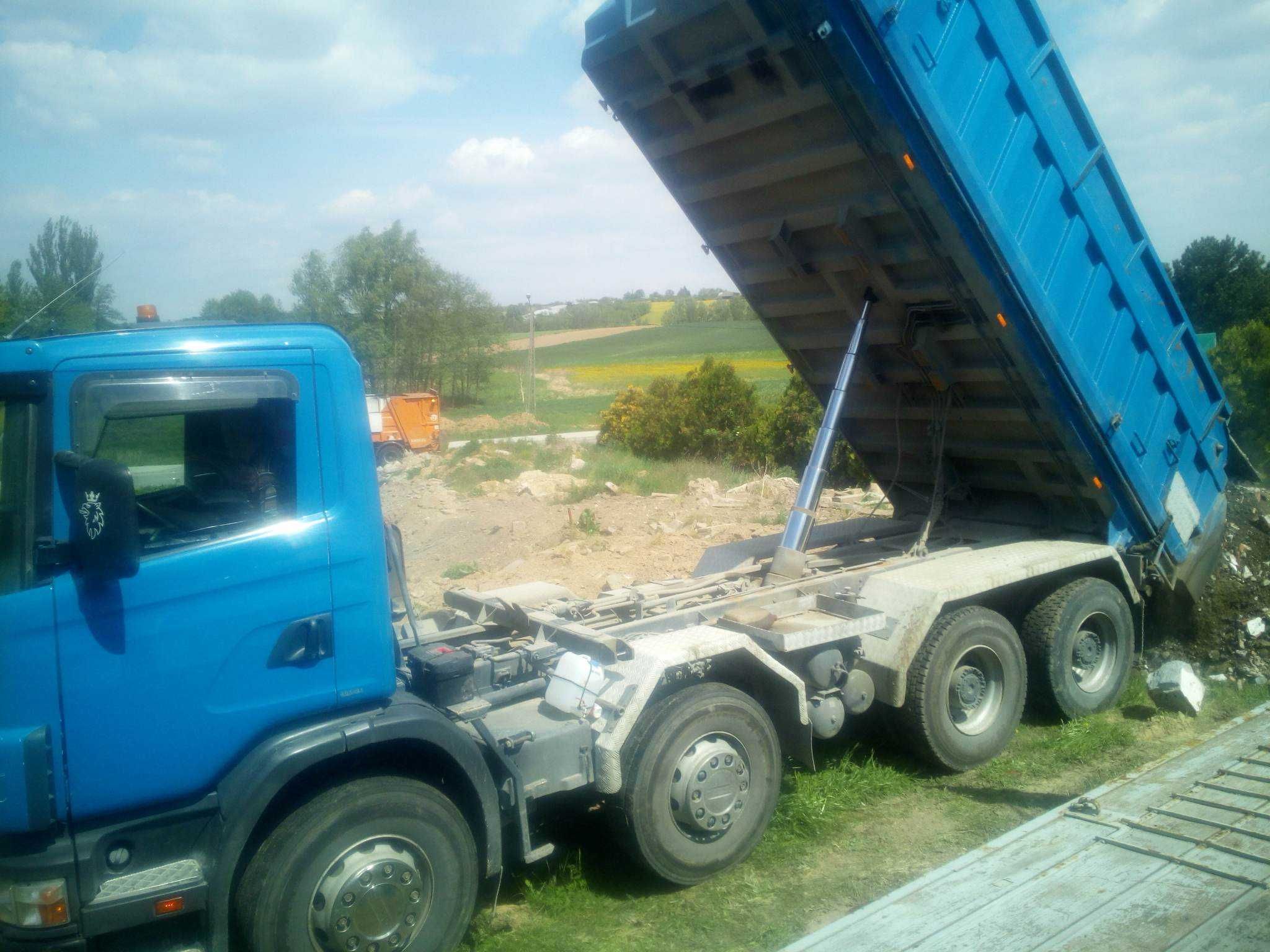 Nowy Siłownik Wywrotu 8-90T Wywrotka 3St Man Volvo Daf Iveco Przyczepa