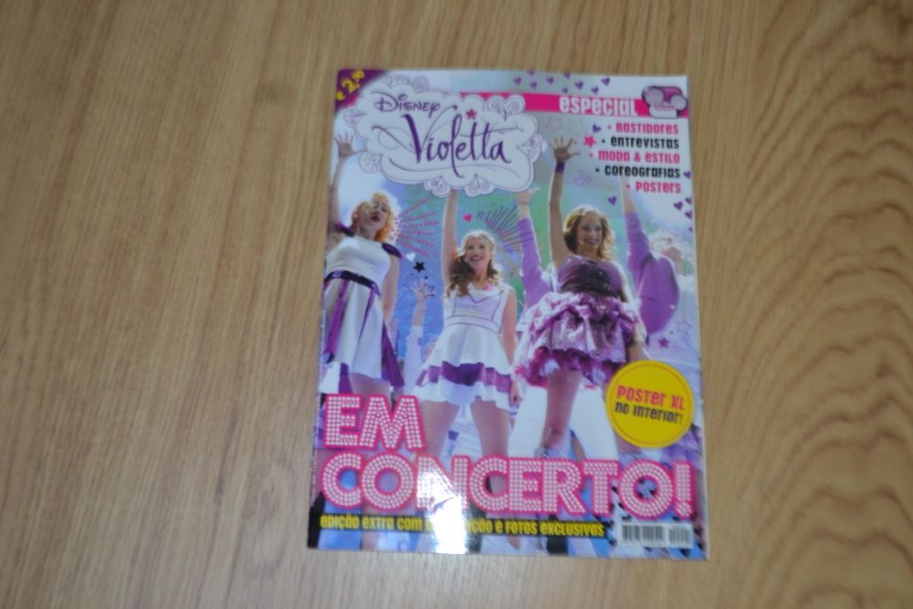 Livro "Violetta" - Álbum 2ª temporada + revista + poster