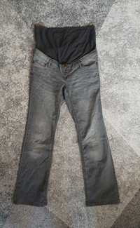 Szare jeansowe spodnie ciążowe Bonprix rozmiar 38