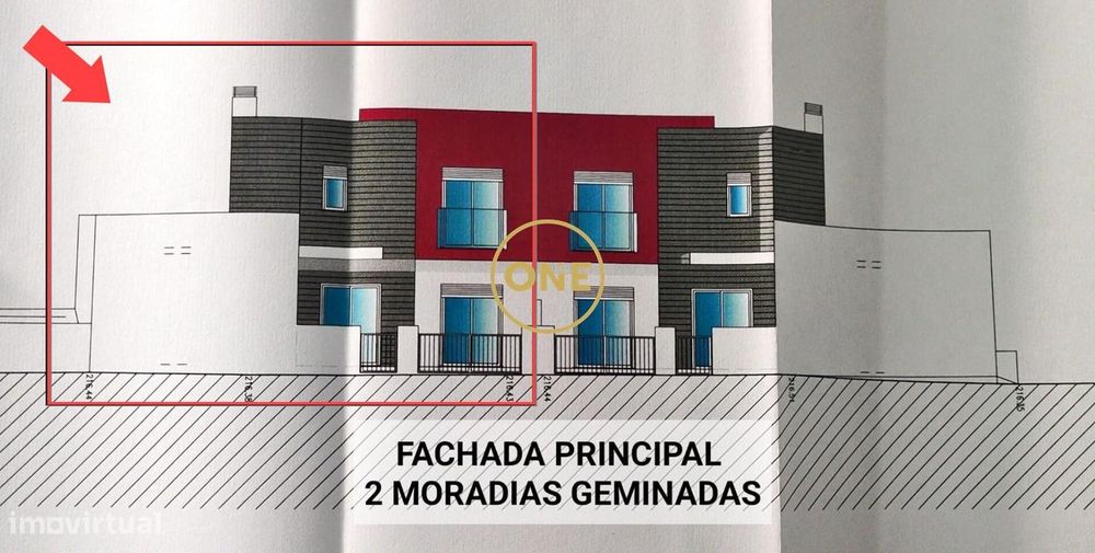 Moradia Geminada T3 em Construção – Milharado, Mafra