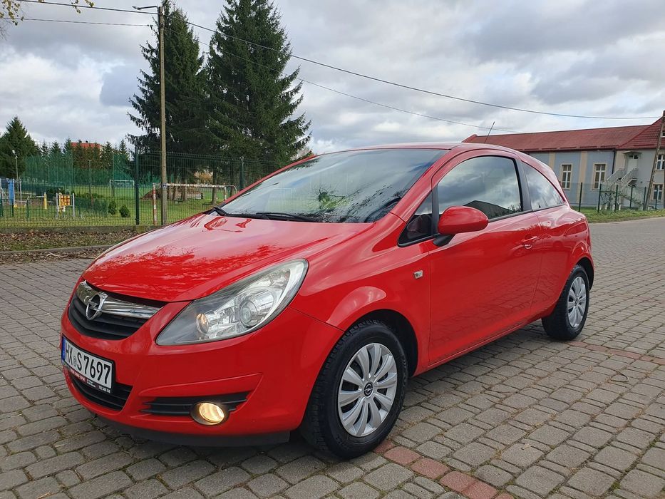 Opel Corsa 1.4 Benz.*90KM*półskóra*tempomat*klima*nowe zimówki*Zapraszamy!