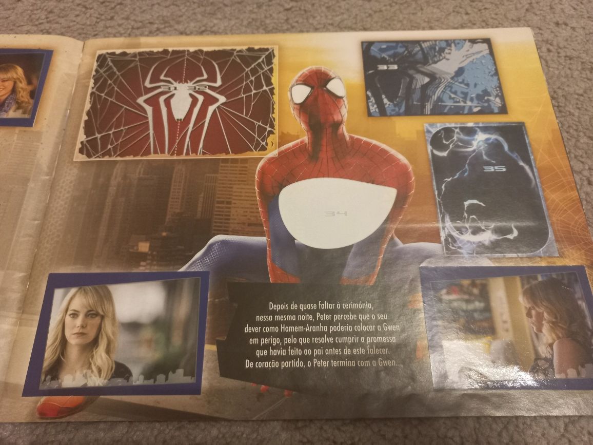 Caderneta Incompleta O Fantástico Homem Aranha 2
