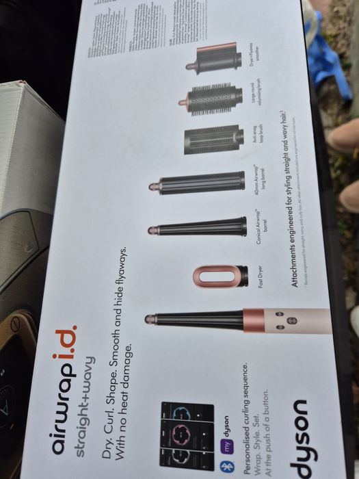 Suszarko-lokówka DYSON Airwrap I.D Straight+Wavy Różowy