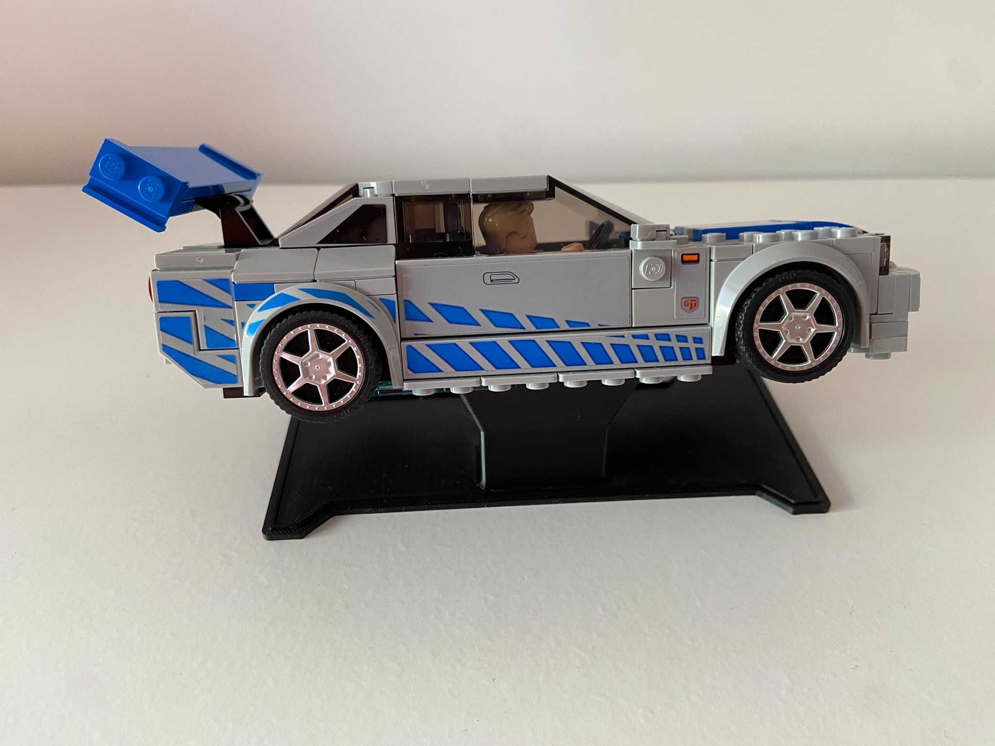 Suporte p/ LEGO Speed Champions Velocidade Furiosa Nissan Skyline GT-R