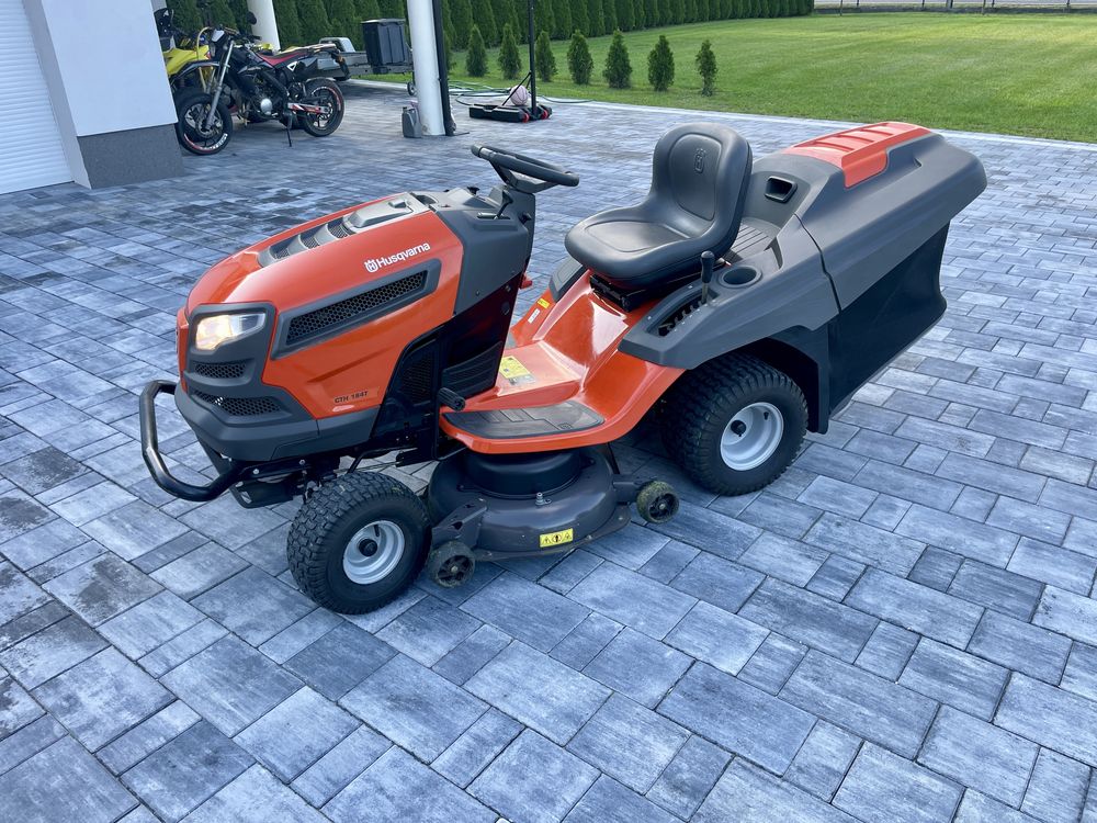 Kosiarka traktorek CTH 184T twin V2 Kawasaki full opcja mulczer hydro