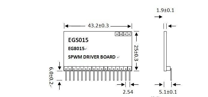 Плата драйвера EGS015