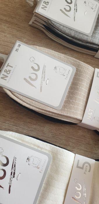 5×Damskie skarpetki stopki 39-42