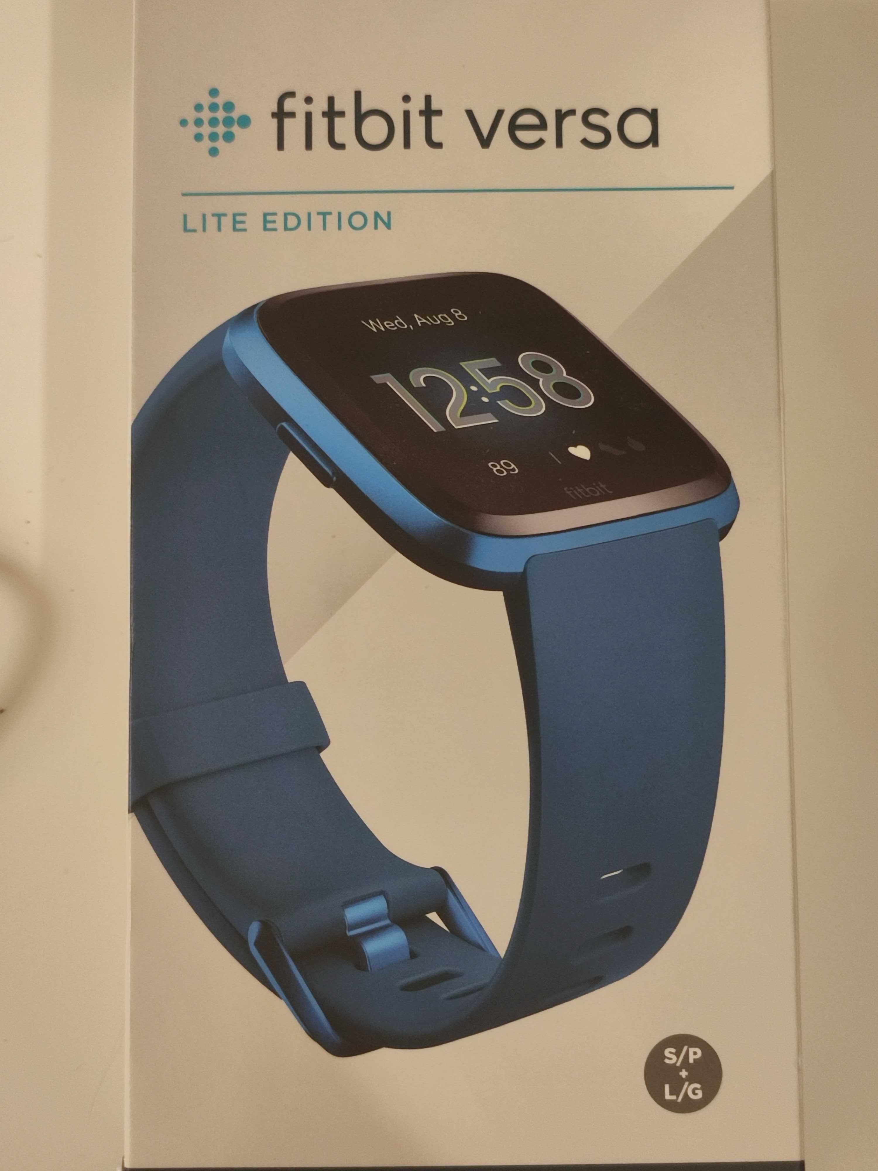 Zegarek sportowy Fitbit Versa Lite Edition niebieski