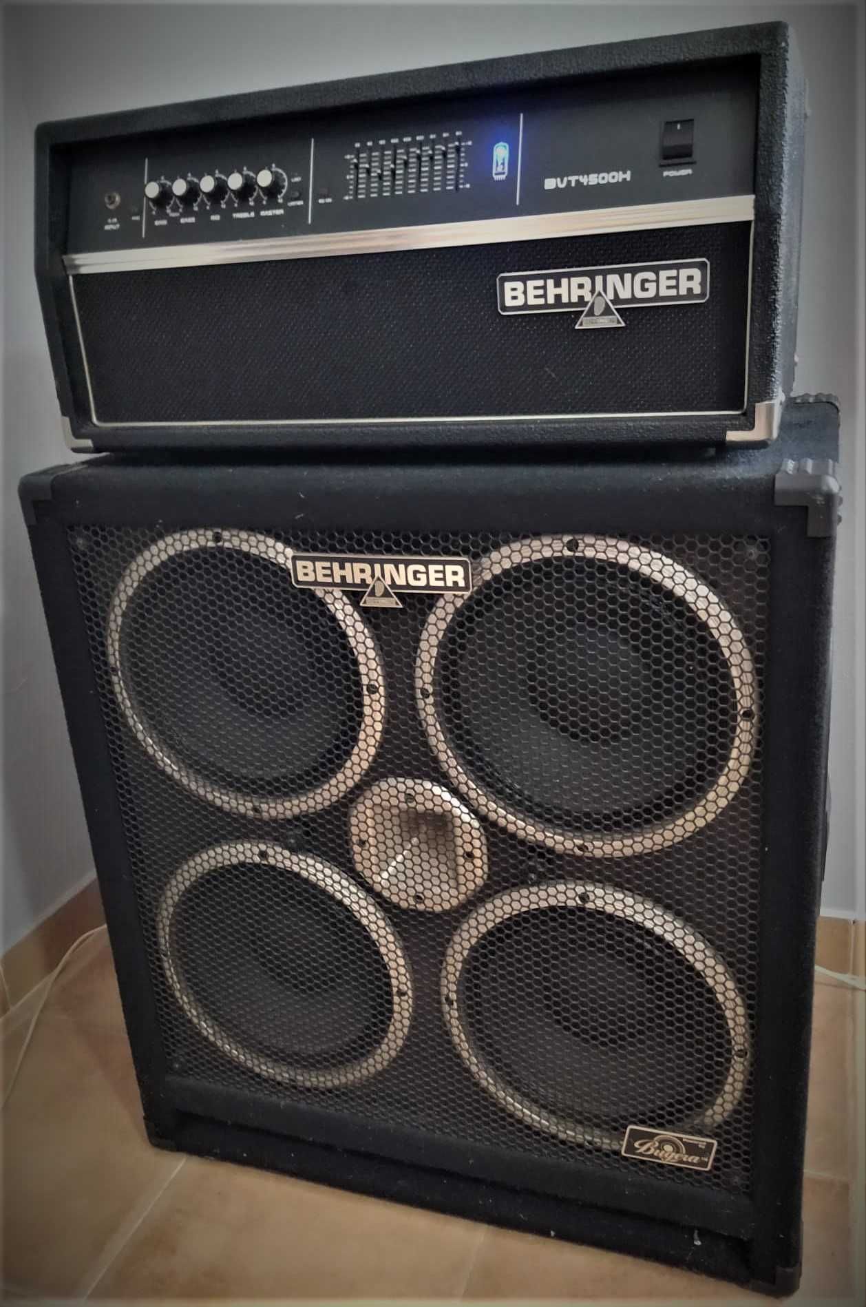 Cabeça BVT4500H e Coluna BB410 Behringer