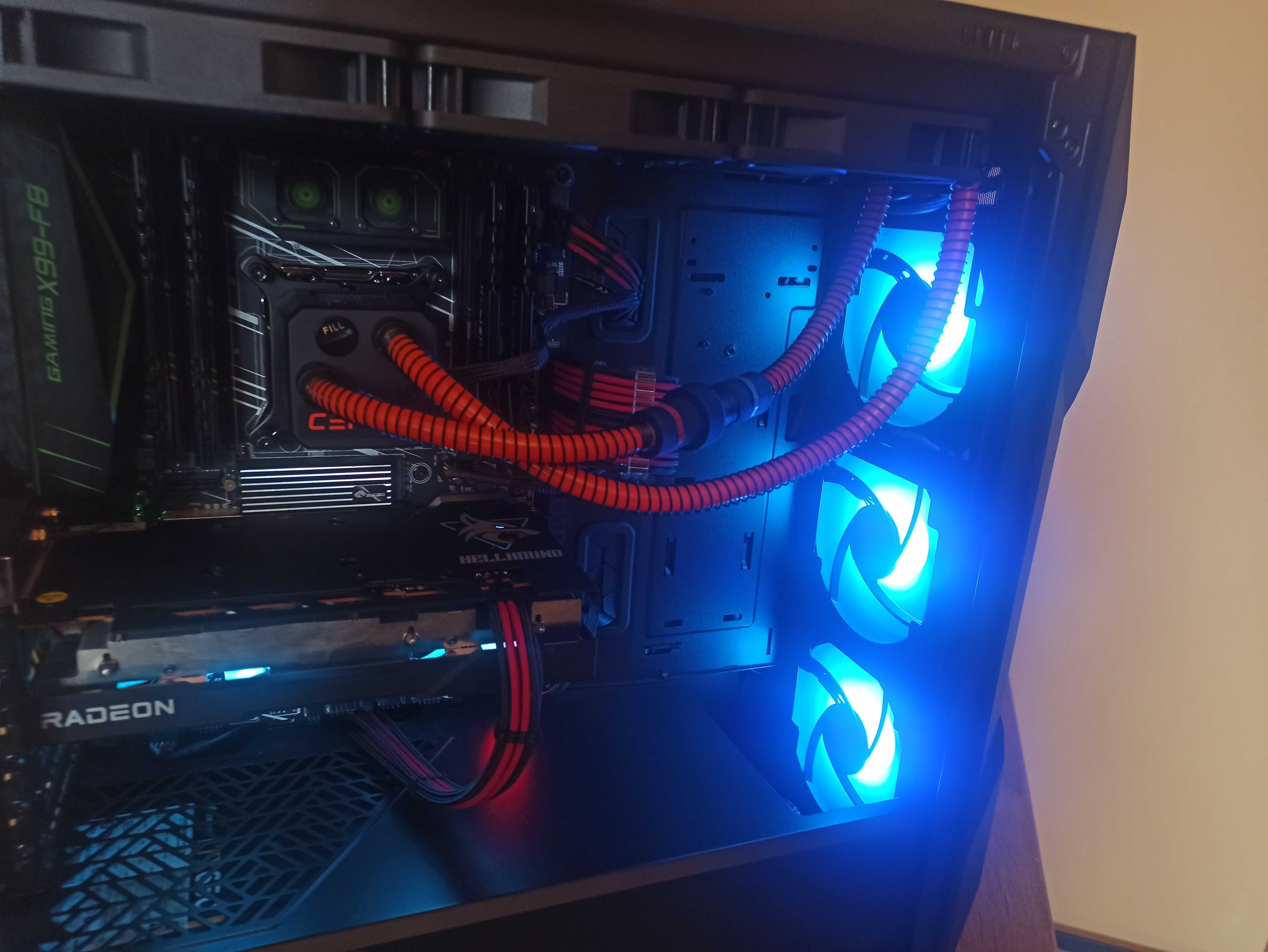 Intel Xeon E5-2696 | x99 | 64GB ram |1TB SSD | RX6600 | WATERCOOLING