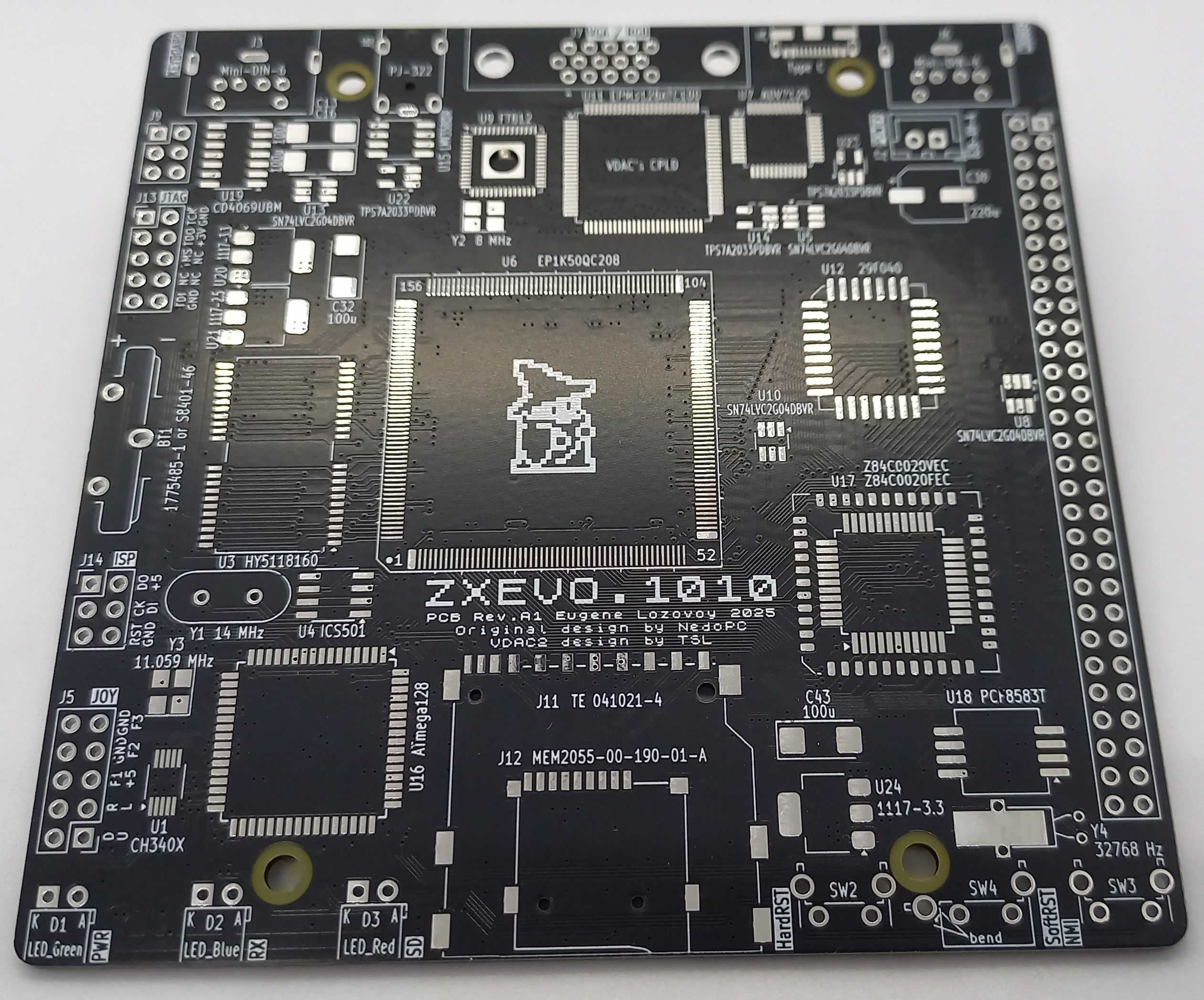 ZXEVO.1010. Набор печатных плат + корпус. Для самостоятельной сборки.