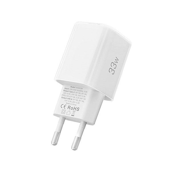 Tech-Protect Ncm33W 2-Port Network Charger Pd33W/Qc3.0 White
