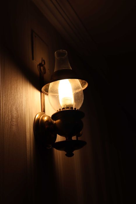 Candeeiro Vintage - Estilo Lanterna Antiga