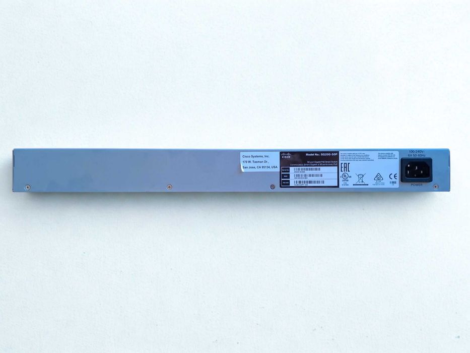 Cisco SG200-50P | 48x GbE com PoE 180W e 2x SFP