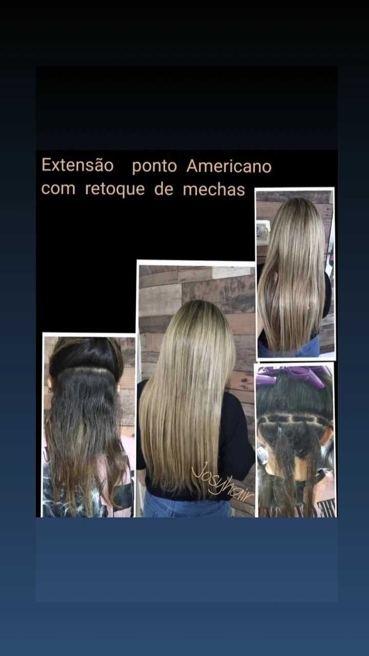 Mega hair. Extensionista