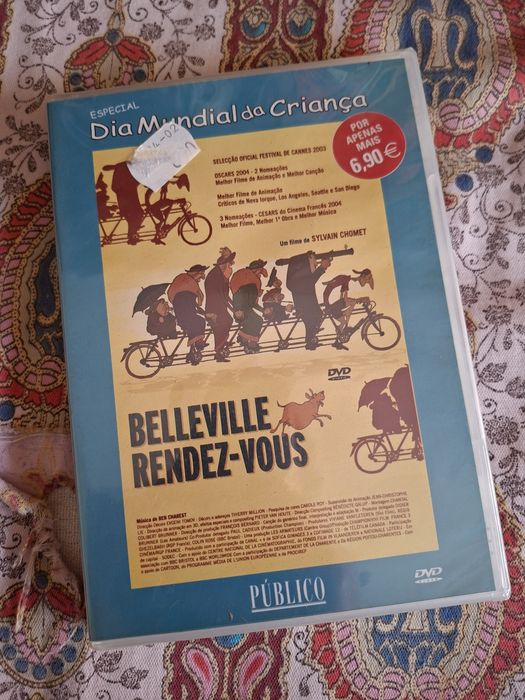Dvd original selado animação Belleville Rendez Vous