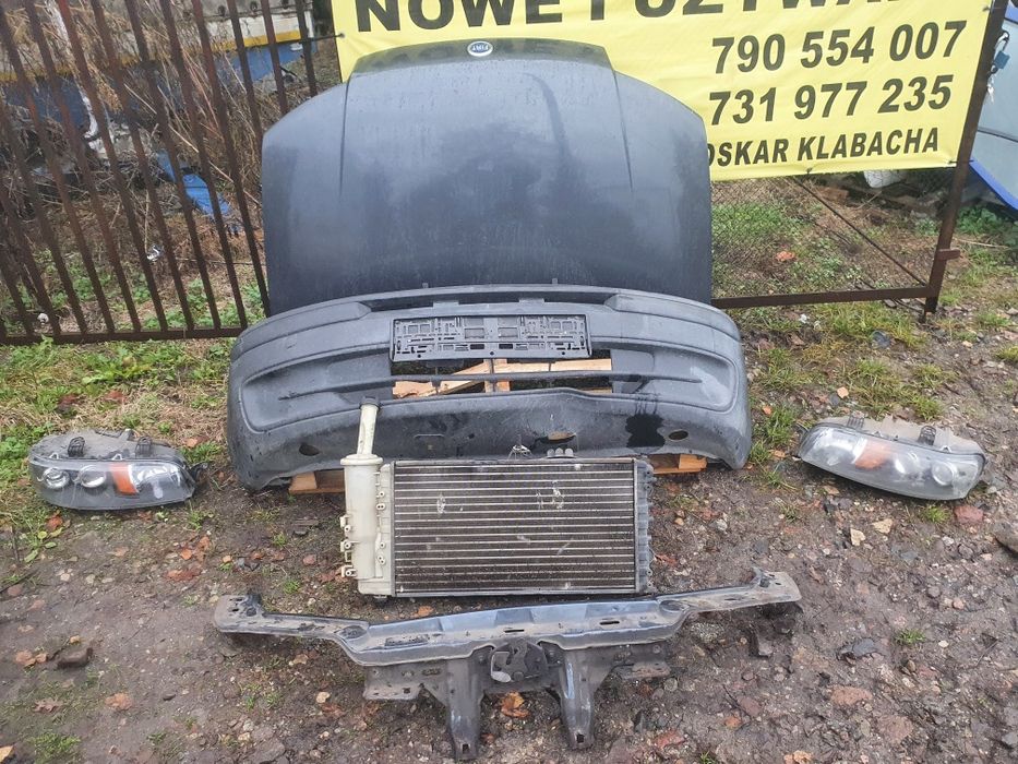 Fiat Punto II benzyna chlodnica zderzak maska lampa reflektor pas