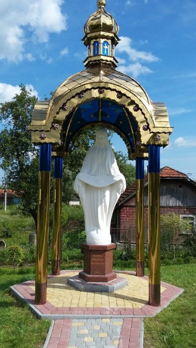 Скульптура релігійна сакральна меморіальна Ангел Матір Божа Ісус