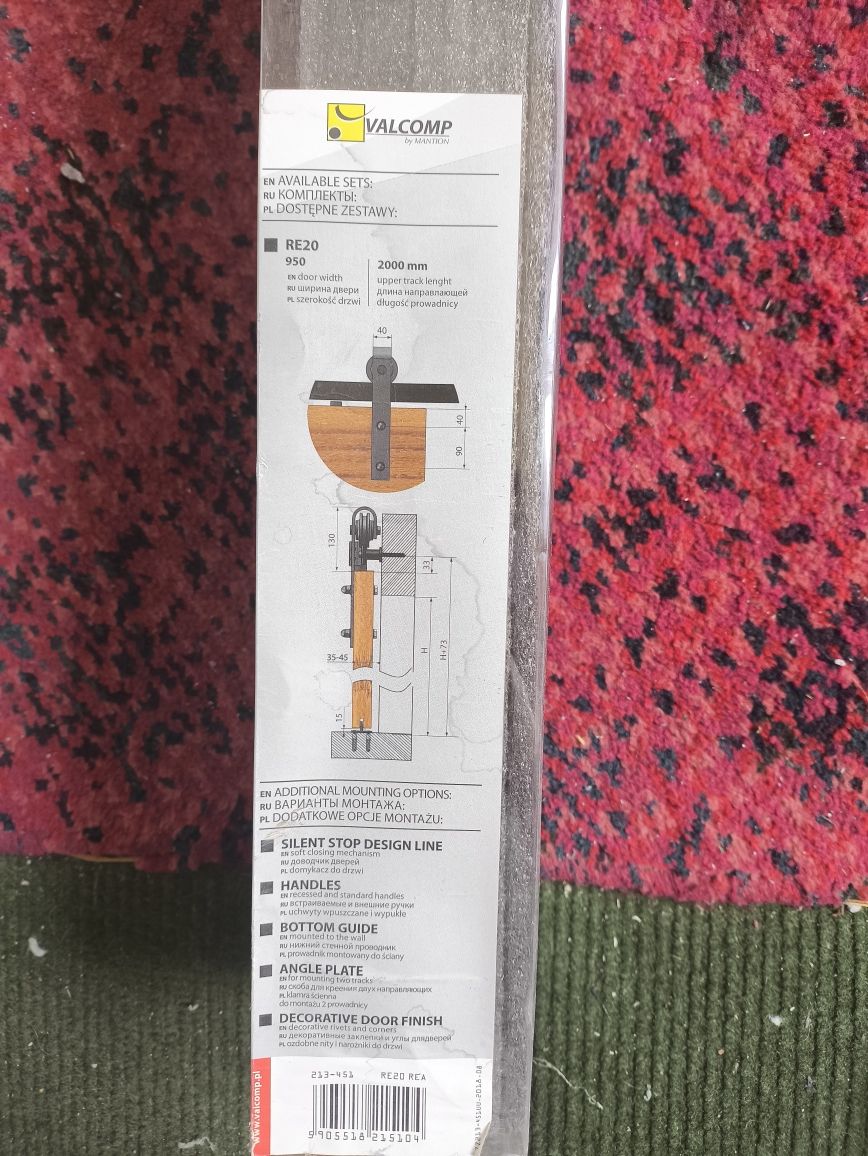 System do przejściowych drzwi przesuwnych REA Design Line NOWY