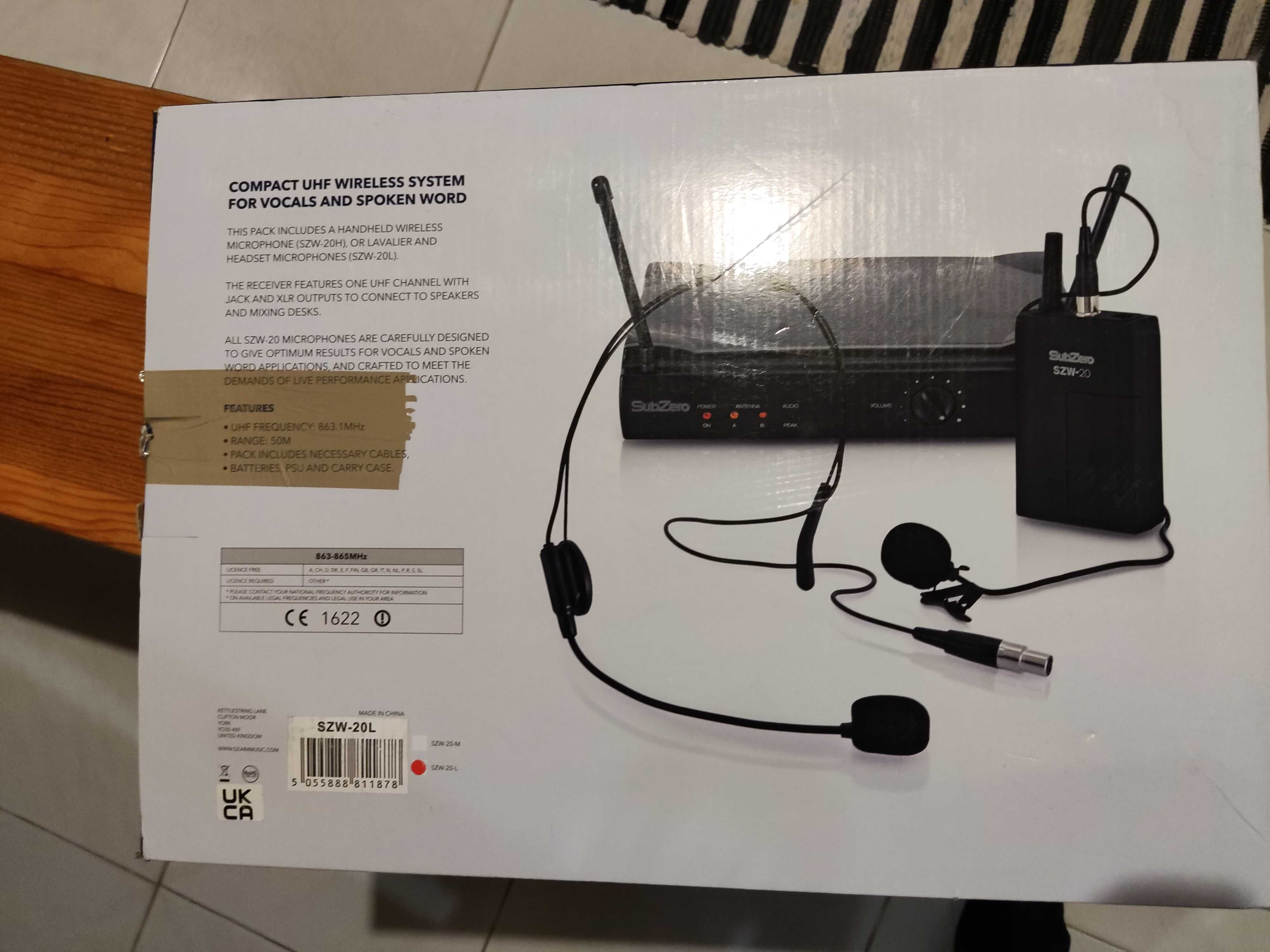 Microphone Microfone, SubZero SZW20