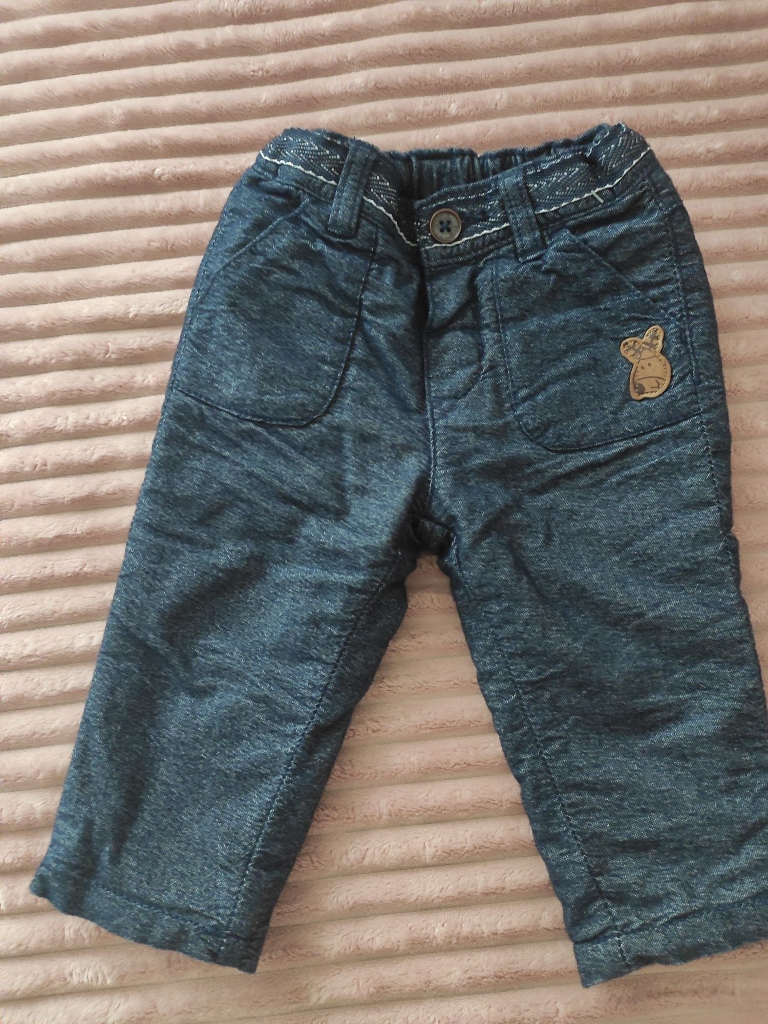 Штани джинси утеплені 62/68 розмір