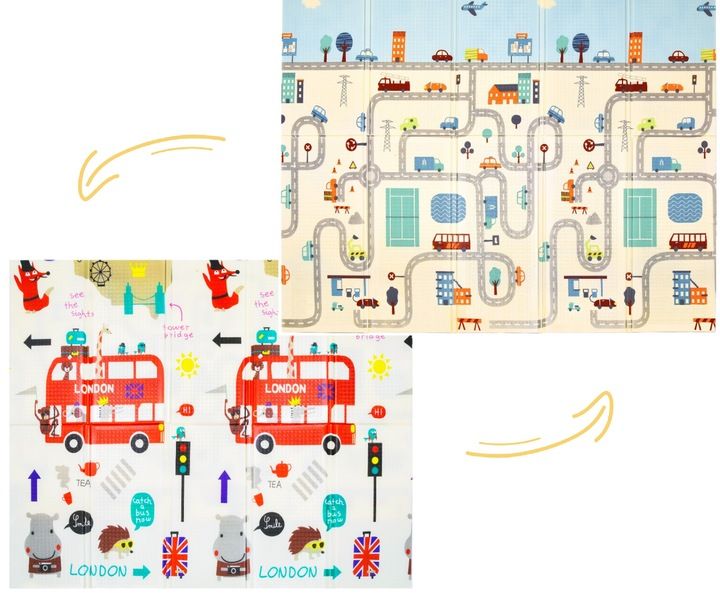 Mata Piankowa Xpe Składana Edukacyjna 150x180 Cm