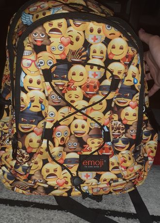 Plecak szkolny emoji