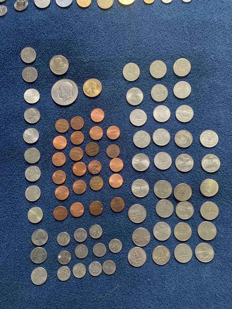 Продам монети різних країн можливо поштучно
