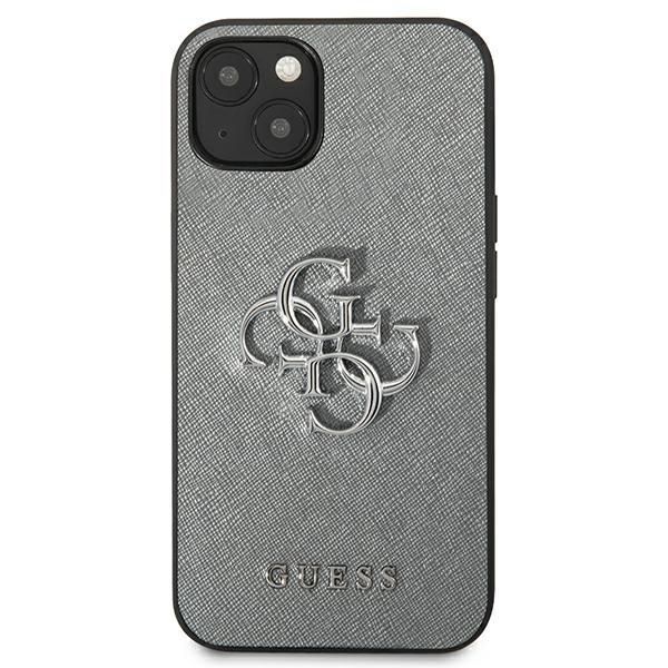 Etui Guess Saffiano dla iPhone 13 Mini, Szary/Grey