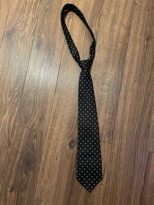 Krawat męski granatowy